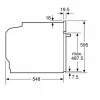 Sisseehitatud ahi Bosch HBG7721W1S, elektriline, pürolüüs