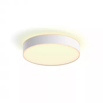 Philips Hue Valge ambience Enrave keskmine laelamp, nutikas laevalgusti, Bluetooth, valge, LED, metall, mittevahetatav(ad) pirn(id)