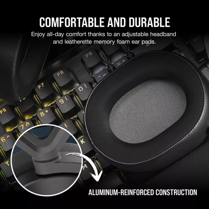 CORSAIR mängupeakomplekt HS65 - juhtmevaba - Carbon