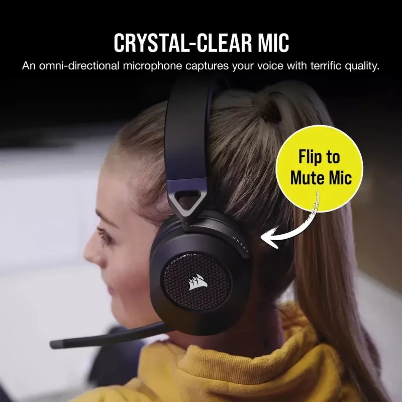 CORSAIR mängupeakomplekt HS65 - juhtmevaba - Carbon