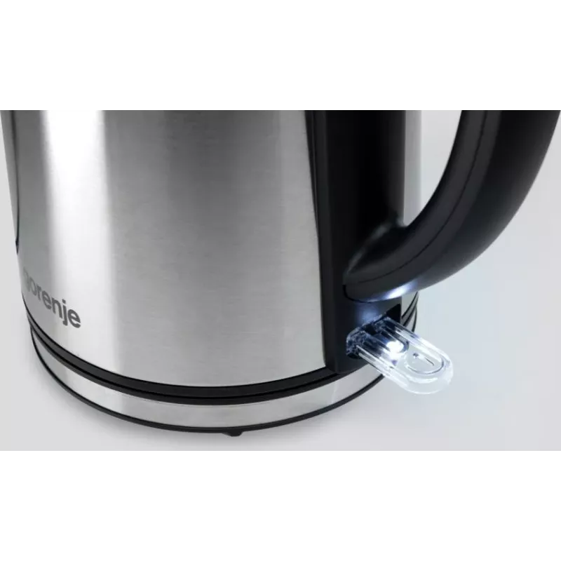 Gorenje K15DWS elektriline veekeetja 1,5 l 2200 W must, roostevaba teras
