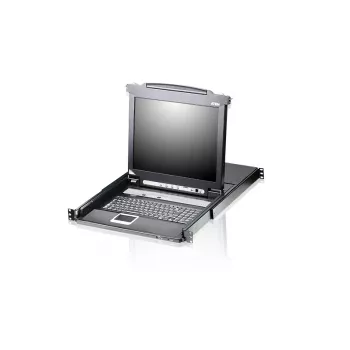 ATEN 8-pordiline 17-tolline LCD KVM-lüliti (USB – PS/2 VGA) USB-lisaseadmepordiga
