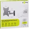Goobay TV seinakinnitus Basic FULLMOTION (S) 15 kg 23-42 tolli