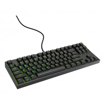GENESIS Thor 404 TKL klaviatuur Mängimine USB QWERTY US inglise Must