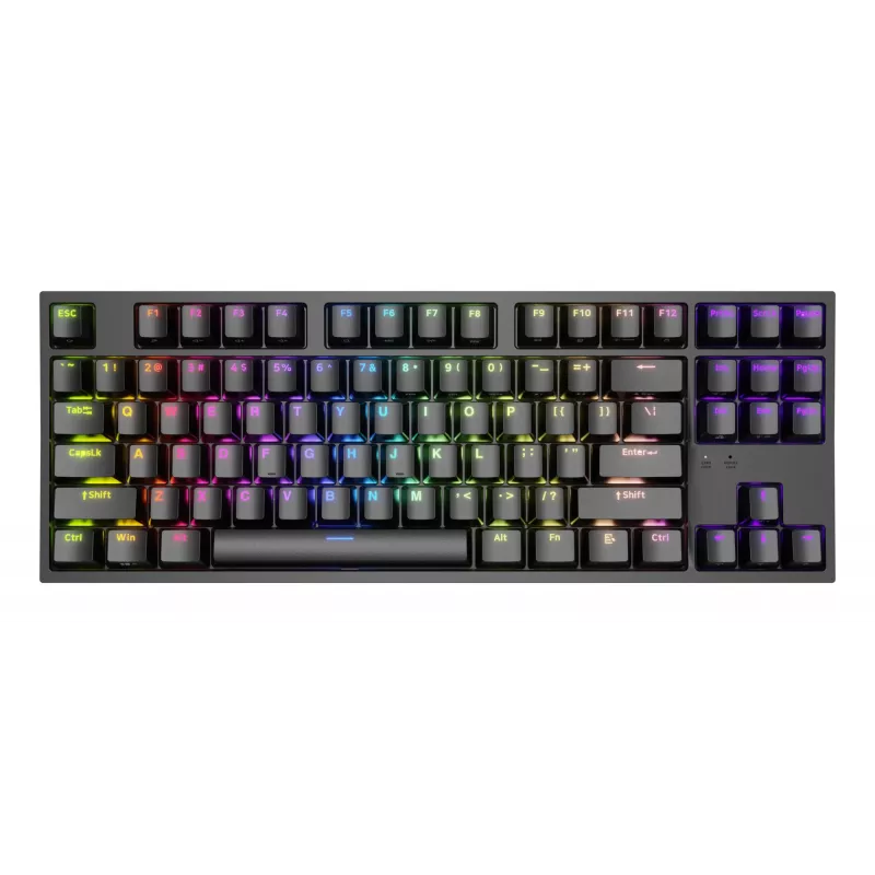 GENESIS Thor 404 TKL klaviatuur Mängimine USB QWERTY US inglise Must