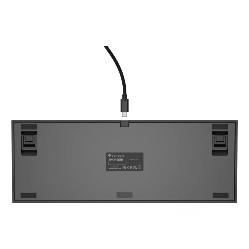 GENESIS Thor 404 TKL klaviatuur Mängimine USB QWERTY US inglise Must