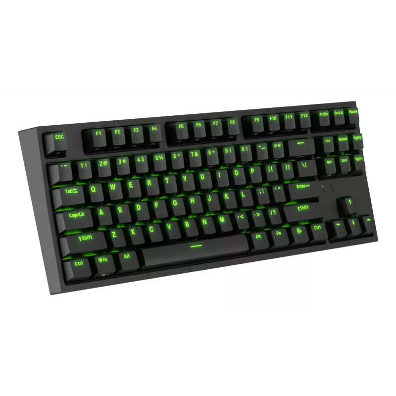 GENESIS Thor 404 TKL klaviatuur Mängimine USB QWERTY US inglise Must