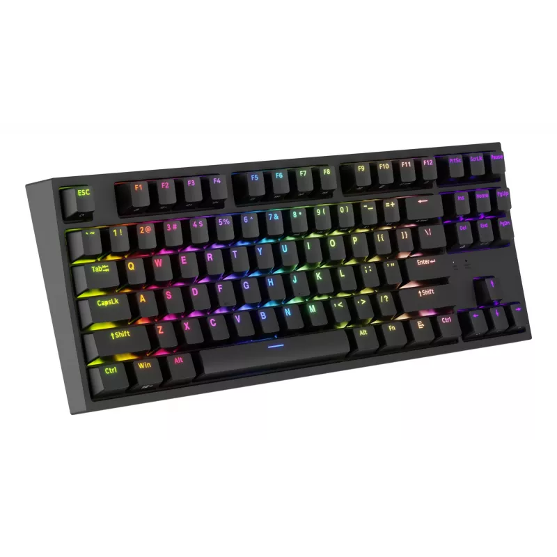 GENESIS Thor 404 TKL klaviatuur Mängimine USB QWERTY US inglise Must