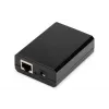 DIGITUS Gigabit PoE+ jaotur, 10/100/1000 Mbps, 24 W sisend: 802.3at PoE, väljund: 5V/2A, 9V/2A, 12V/2A, plastkorpus, must
