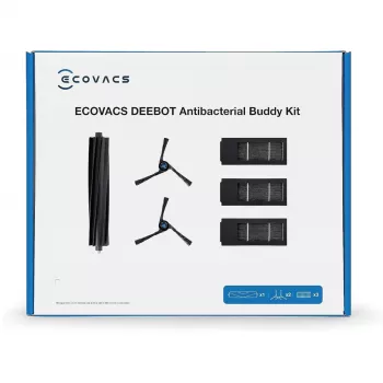 Tarvikukomplekt Ecovacs DKT060099 robotolmuimejale Must 6 tk