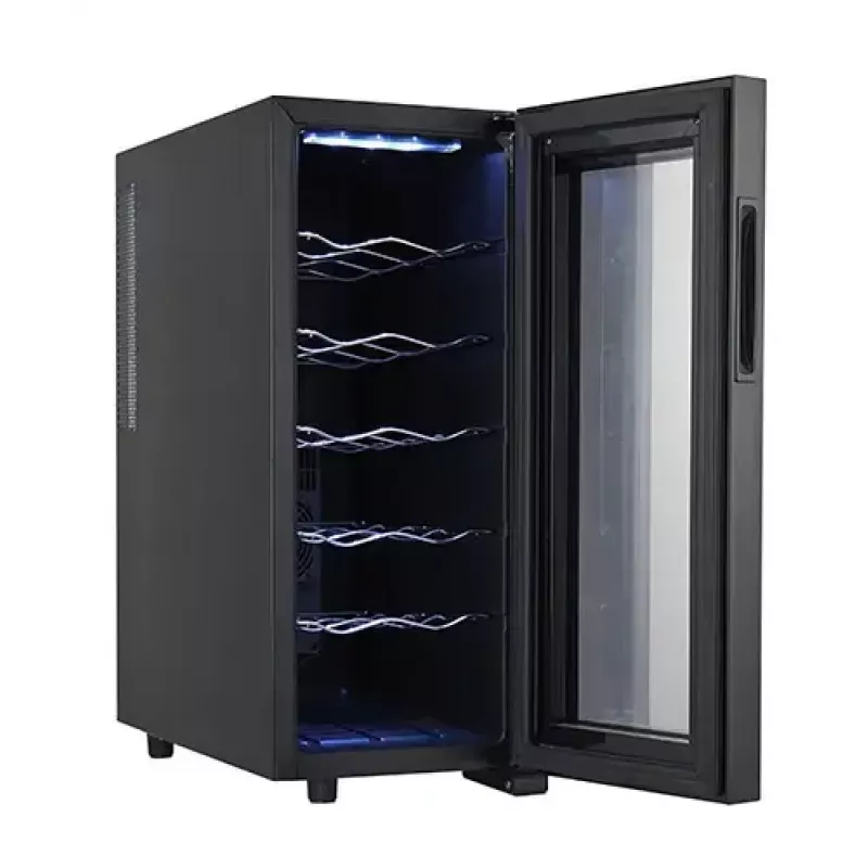 Termoelektriline veinijahuuti Adler AD 8083 — 12 pudelit, vabaltseisev, must, 33 L, 12–18 °C