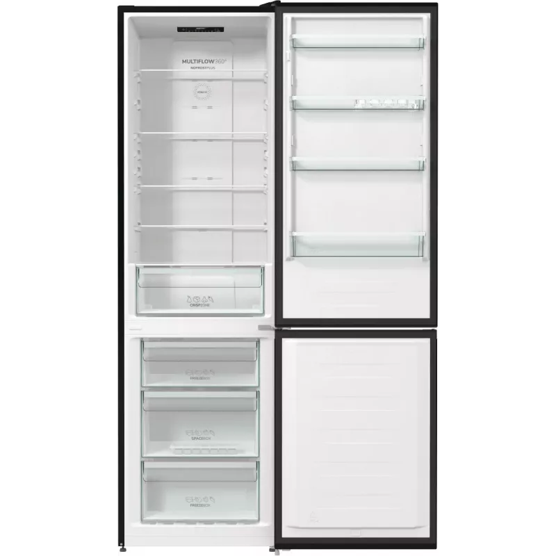 Gorenje NRK6202EBXL4 külmik-sügavkülmik eraldiseisev 331 L must