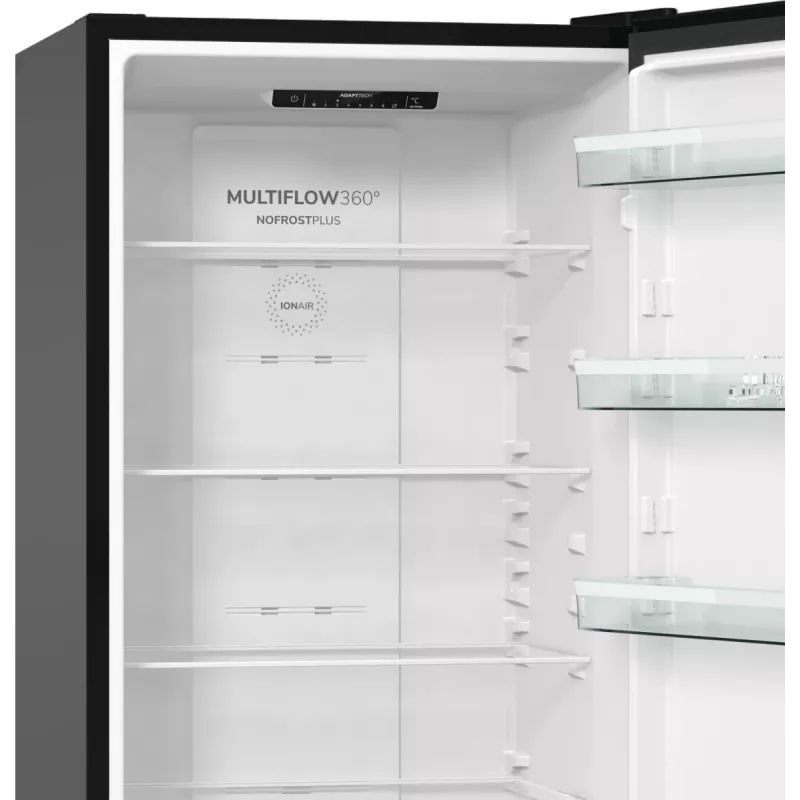 Gorenje NRK6202EBXL4 külmik-sügavkülmik eraldiseisev 331 L must