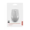Juhtmevaba Lenovo Compact hiir Arctic Grey — mõlemakäeline, RF-juhtmevaba, 1000 DPI, 3 nuppu, patareitoitel