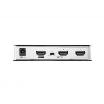 ATEN 2-Pordine True 4K 60Hz (4:4:4), HDMI jaotur, HDMI, 2x HDMI, 4096 x 2160 pikslit, Must, Metall, 4K Ultra HD
