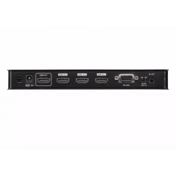 ATEN 4-pordiline True 4K HDMI lüliti, HDMI, metall, must, 60 Hz, 3 m, 18 Gbit/s