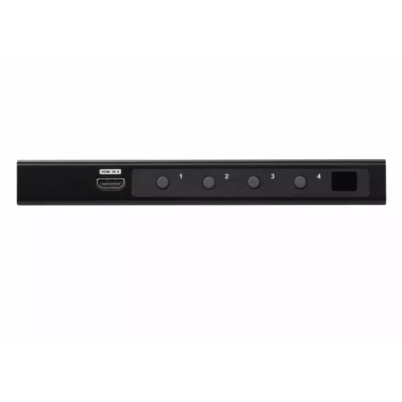 ATEN 4-pordiline True 4K HDMI lüliti, HDMI, metall, must, 60 Hz, 3 m, 18 Gbit/s