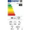 Eestlaetav pesumasin Indesit BWE 91496X WSV EE — 9 kg, 1400 p/min, A energia, valge