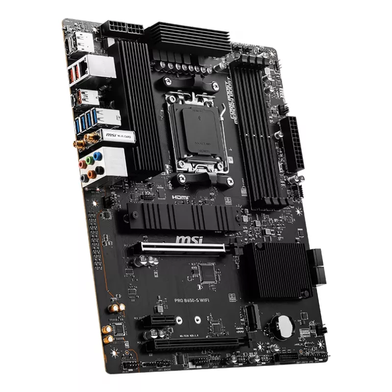 MSI PRO B650-S WIFI emaplaat AMD B650 pesa AM5 ATX