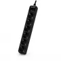 CyberPower B0620SC0-DE liigpingekaitse Must 6 vahelduvvoolu pistikupesa(d) 200–250 V 1,8 m