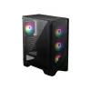 Arvuti korpus MSI MAG FORGE 120A AIRFLOW Midi Tower — must, karastatud klaas, võrk, 3×120 mm esiventilaatorit, 2×120 mm ülemist ventilaatorit, ATX tugi