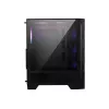 Arvuti korpus MSI MAG FORGE 120A AIRFLOW Midi Tower — must, karastatud klaas, võrk, 3×120 mm esiventilaatorit, 2×120 mm ülemist ventilaatorit, ATX tugi