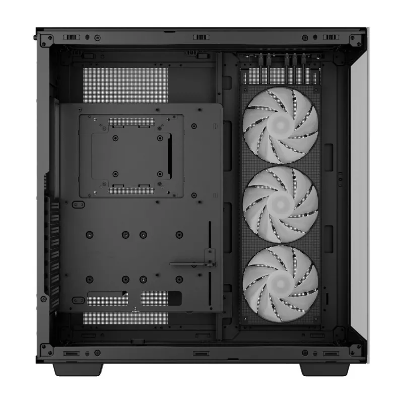 Arvuti korpus DeepCool CH780 Tower — Full Tower, E-ATX tugi, karastatud klaas, aRGB, USB-C, max GPU 480mm
