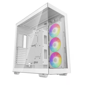 Arvuti korpus DeepCool CH780 WH Tower White — Full Tower, E-ATX, karastatud klaas, aRGB, 48 cm GPU, 13,2 cm CPU jahuti