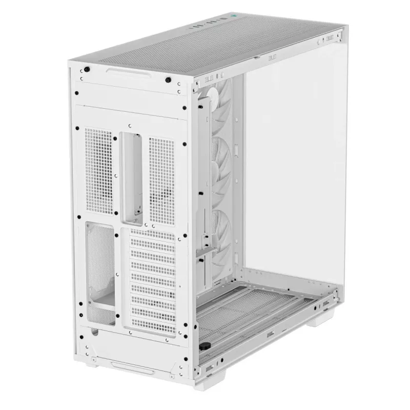 Arvuti korpus DeepCool CH780 WH Tower White — Full Tower, E-ATX, karastatud klaas, aRGB, 48 cm GPU, 13,2 cm CPU jahuti