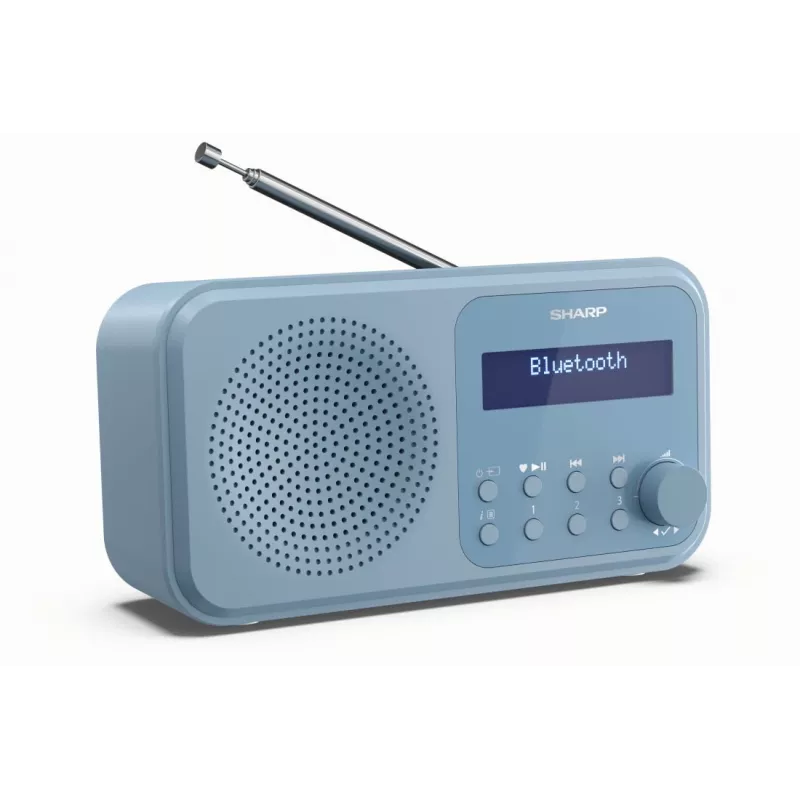 Sharp DR-P420(BL) Tokyo kaasaskantav digiraadio, kaasaskantav, digitaalne, DAB, DAB+, FM, automaatne skaneerimine, automaathäälestus, 2 W, AAC