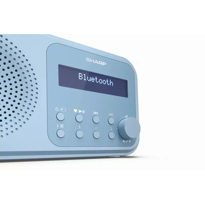 Sharp DR-P420(BL) Tokyo kaasaskantav digiraadio, kaasaskantav, digitaalne, DAB, DAB+, FM, automaatne skaneerimine, automaathäälestus, 2 W, AAC