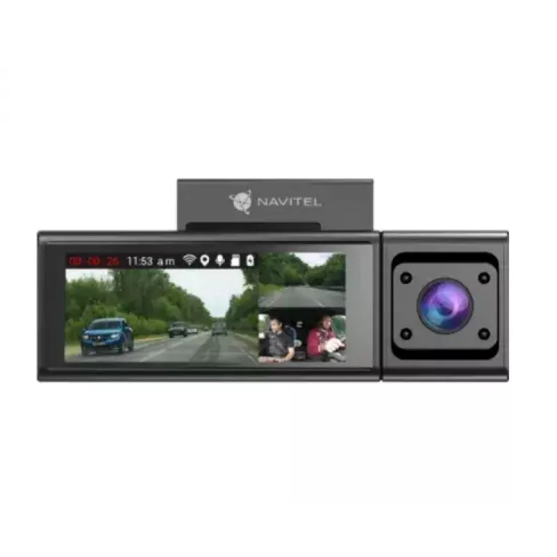 Navitel RC3 PRO pardakaamera — Full HD 1920x1080, 106° vaatenurk, kahe kaameraga, IPS 3,16-tolline ekraan, MicroSD kuni 128 GB, USB-toide