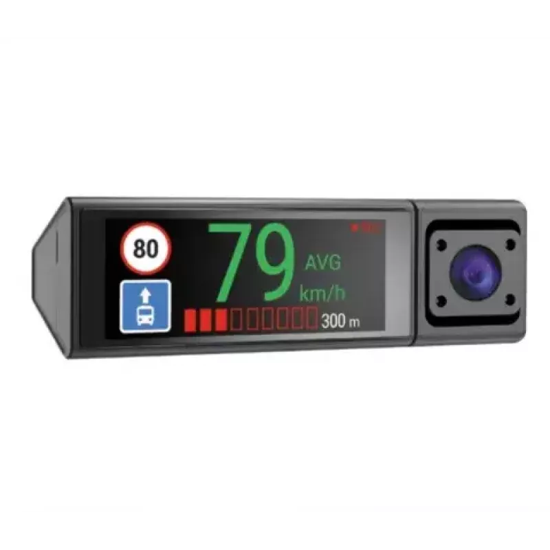 Navitel RC3 PRO pardakaamera — Full HD 1920x1080, 106° vaatenurk, kahe kaameraga, IPS 3,16-tolline ekraan, MicroSD kuni 128 GB, USB-toide