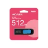 ADATA UV128 USB-mälupulk 512 GB USB Type-A 3.2 Gen 1 (3.1 Gen 1) Must, Sinine