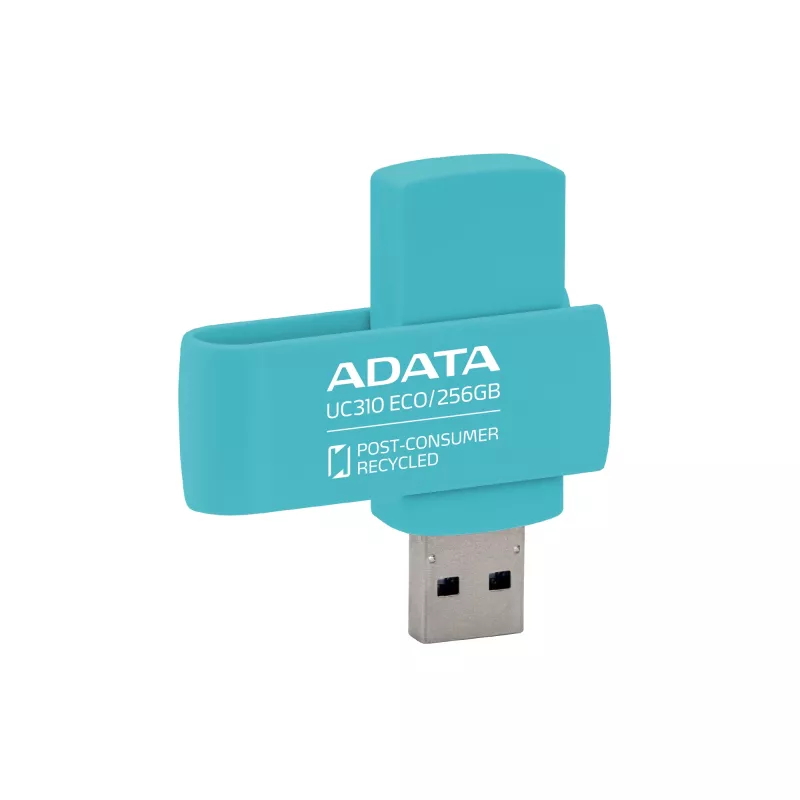 ADATA UC310 ECO USB-mälupulk 256 GB USB Type-A 3.2 Gen 1 (3.1 Gen 1) roheline