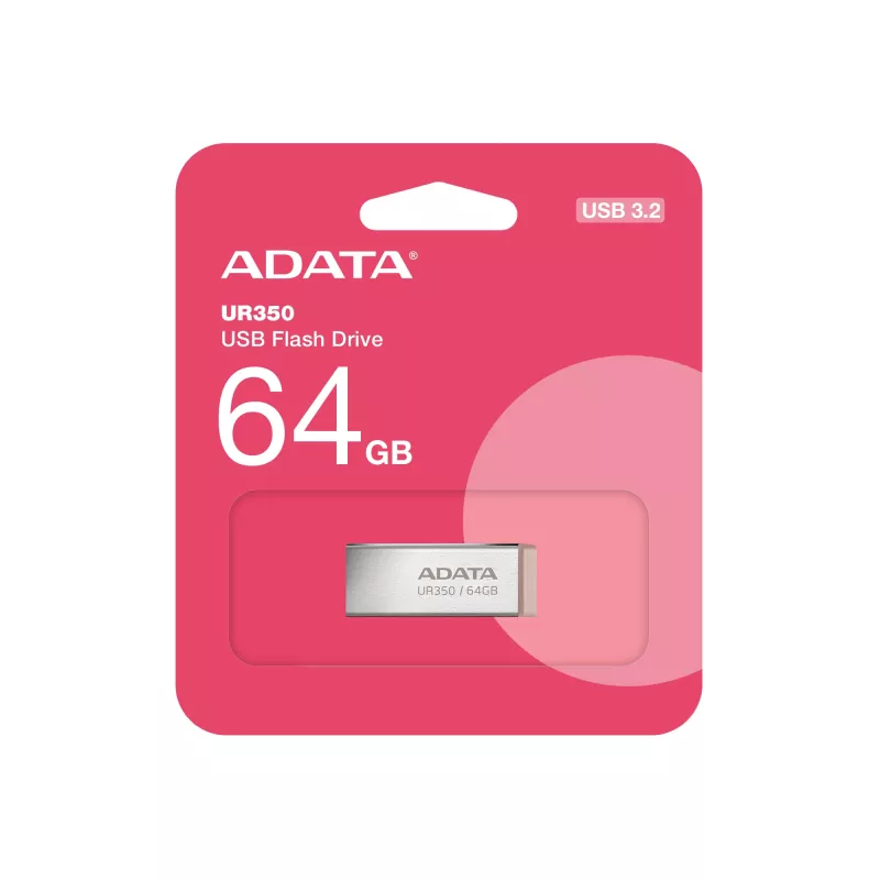 ADATA UR350 USB-mälupulk 64 GB USB Type-A 3.2 Gen 1 (3.1 Gen 1) Pruun