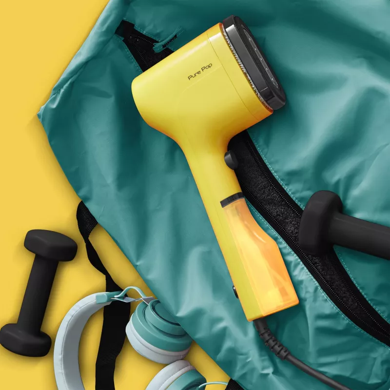 Käeshoitav rõivaste auruti Tefal DT2026 — 0,07 l veepaak, 1300 W, kollane