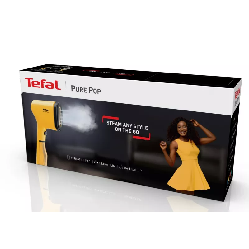 Käeshoitav rõivaste auruti Tefal DT2026 — 0,07 l veepaak, 1300 W, kollane
