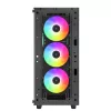 Arvutikorpus DeepCool CC560 ARGB V2 Midi Tower Must — ATX/Micro‑ATX/Mini‑ITX, karastatud klaas, aRGB, toetab kuni 370 mm GPU-d