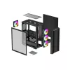 Arvutikorpus DeepCool CC560 ARGB V2 Midi Tower Must — ATX/Micro‑ATX/Mini‑ITX, karastatud klaas, aRGB, toetab kuni 370 mm GPU-d