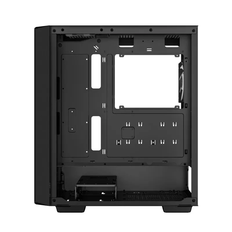 Arvutikorpus DeepCool CC560 ARGB V2 Midi Tower Must — ATX/Micro‑ATX/Mini‑ITX, karastatud klaas, aRGB, toetab kuni 370 mm GPU-d