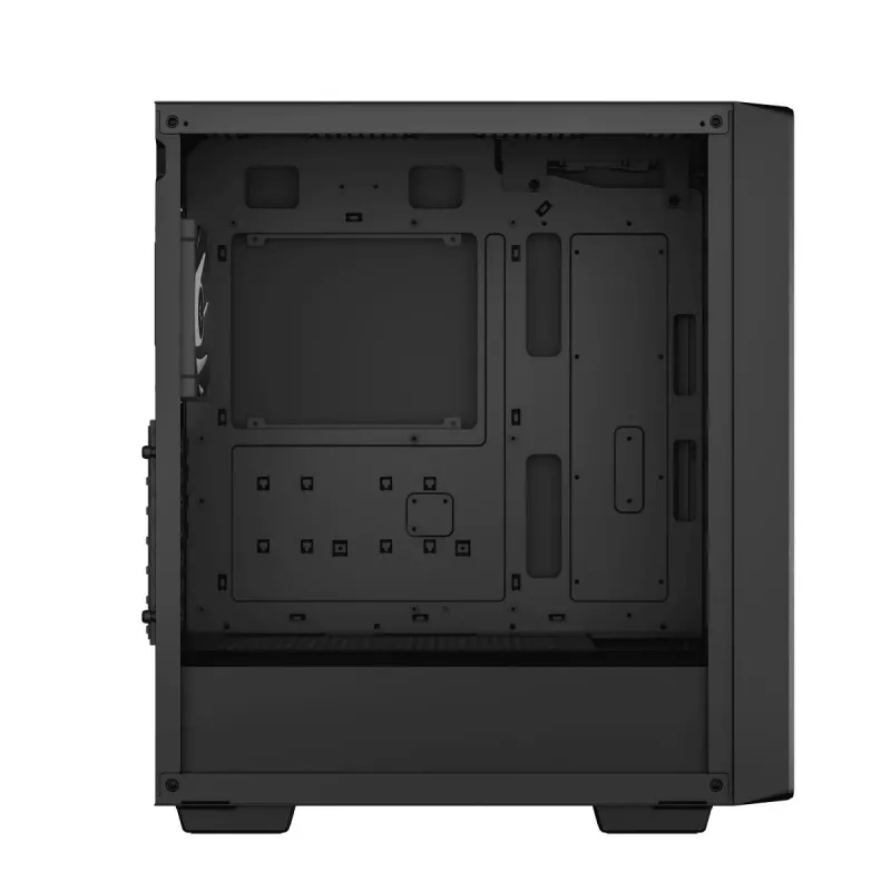 Arvutikorpus DeepCool CC560 ARGB V2 Midi Tower Must — ATX/Micro‑ATX/Mini‑ITX, karastatud klaas, aRGB, toetab kuni 370 mm GPU-d