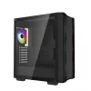 Arvutikorpus DeepCool CC560 ARGB V2 Midi Tower Must — ATX/Micro‑ATX/Mini‑ITX, karastatud klaas, aRGB, toetab kuni 370 mm GPU-d