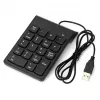 Numbriklaviatuur GEMBIRD KPD-U-03 USB 18 klahviga käärikuna, 1,45 m kaabel, must