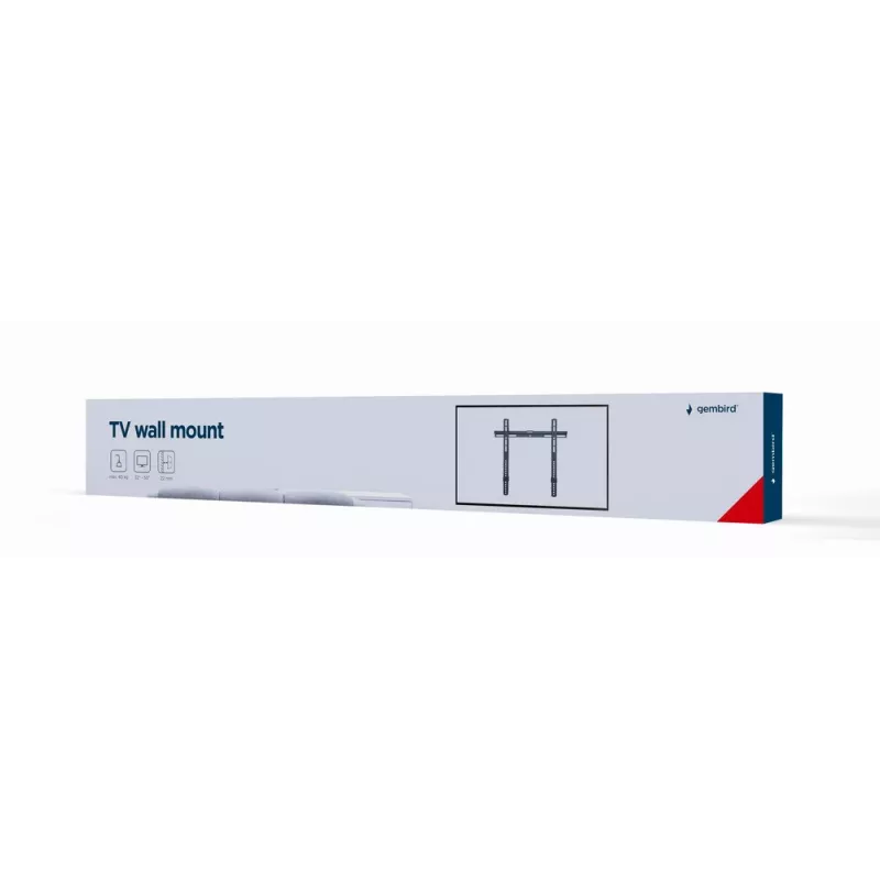 TV kinnitus Gembird WM-55F-03 Must 32-55 tolli 40 kg