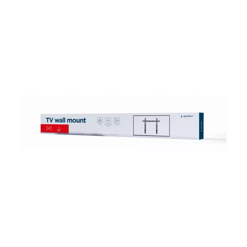 TV kinnitus Gembird WM-55F-03 Must 32-55 tolli 40 kg