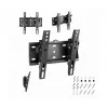 Seinale TV kinnitus Gembird WM-42T-02 23–42-tollistele teleritele, kallutus -12°/+12°, VESA 75x75–200x200, 30 kg, must, 5,3 cm