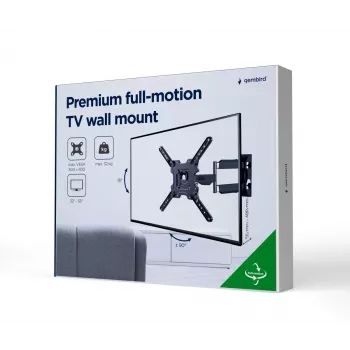 GEMBIRD Premium täisliigutatav teleri seinakinnitus, 32 inch-55 inch, 32 kg