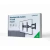 TV-kinnitus Gembird WM-55ST-02 32–55-tollistele ekraanidele, VESA 100x100–400x400, kaldenurk -5°–8°, seinakaugus 6,5–61 cm, 30 kg, must