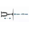 TV-kinnitus Gembird WM-58ST-01 teras 58 tolli 36,4 kg kandevõime